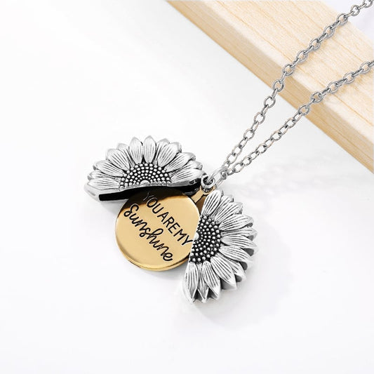 🔥🌞"You Are My Sunshine" Sunflower Necklace🌻