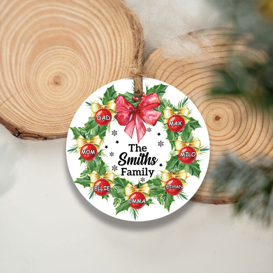 🎅🎄 Personalized Family Christmas Ornament