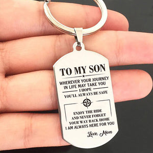 Mom To My Son- Wherever Your Journey In Life May Take You