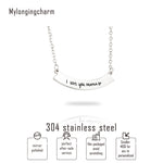 Load image into Gallery viewer, Engraved Bar Necklace For Mother&#39;s Day
