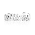Load image into Gallery viewer, Exclusive Personalized Name Toe Ring
