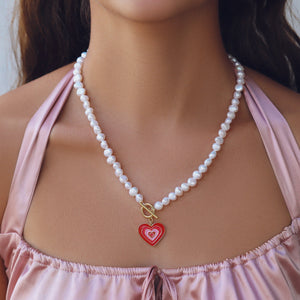 Cherry Pearl Necklace