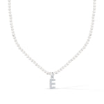Load image into Gallery viewer, Pearl Initial Choker
