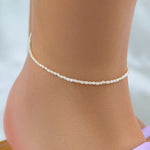 Load image into Gallery viewer, Freshwater Pearl Anklet

