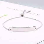 Load image into Gallery viewer, Free Engraving Bar Bracelet
