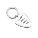 Load image into Gallery viewer, Guitar Pick Keychain-I Couldn&#39;t Pick a Better Dad
