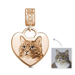 Load image into Gallery viewer, Customize Heart Shaped Photo Jewelry

