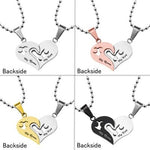 Load image into Gallery viewer, Personalized Heart Necklace for Couple
