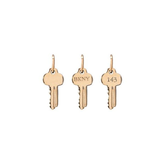 Tiny Key Charm Necklace