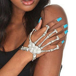 Load image into Gallery viewer, Halloween surprise!!!Hand Skull Skeleton Bracelet
