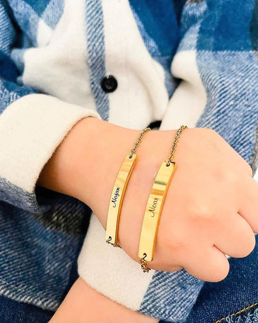 🎁Custom baby Christmas gift bracelets