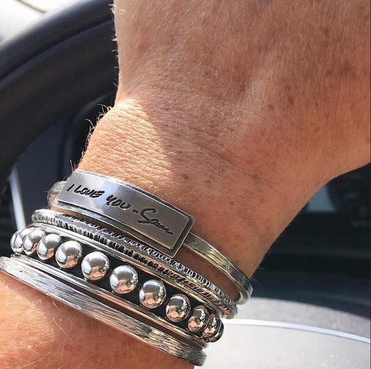 Handwritten Messages Thin Cuff