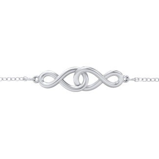 Interlocked Infinity Bracelet