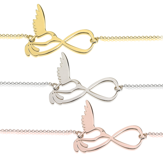 Infinity Bird Bracelet