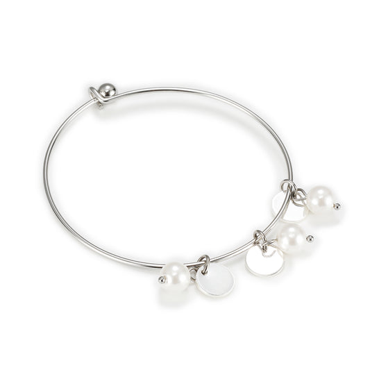 Free Engraving Pearl Mom Bracelet