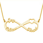 Load image into Gallery viewer, Infinity 3-Name Necklace

