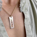 Load image into Gallery viewer, Handwritten Tag Necklace
