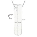Load image into Gallery viewer, 4 Sides Engraving Men&#39;s Necklace
