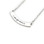 Load image into Gallery viewer, Engraved Bar Necklace For Mother&#39;s Day
