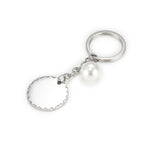 Load image into Gallery viewer, Keychain With Hammered Disc Tag
