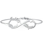 Load image into Gallery viewer, Infinite Love Name Bracelet
