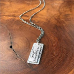 Load image into Gallery viewer, Handwritten Tag Necklace
