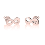 Load image into Gallery viewer, Infinity Initial Earrings
