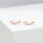 Load image into Gallery viewer, Personalized Name Earrings
