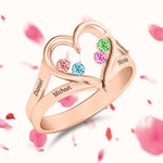 Load image into Gallery viewer, Forever In My Heart Birthstone Ring
