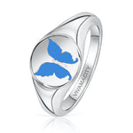 Load image into Gallery viewer, Aqua Flutterfly Ring
