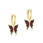 Load image into Gallery viewer, Cocoa Flutterfly Earrings
