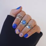 Load image into Gallery viewer, Ocean Blue Opposites Attract Ring
