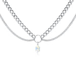 Load image into Gallery viewer, Opal Double Chain Choker
