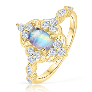 Serena Moonstone Ring