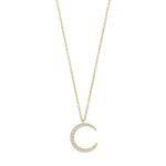Load image into Gallery viewer, Crescent Sparkle Necklace
