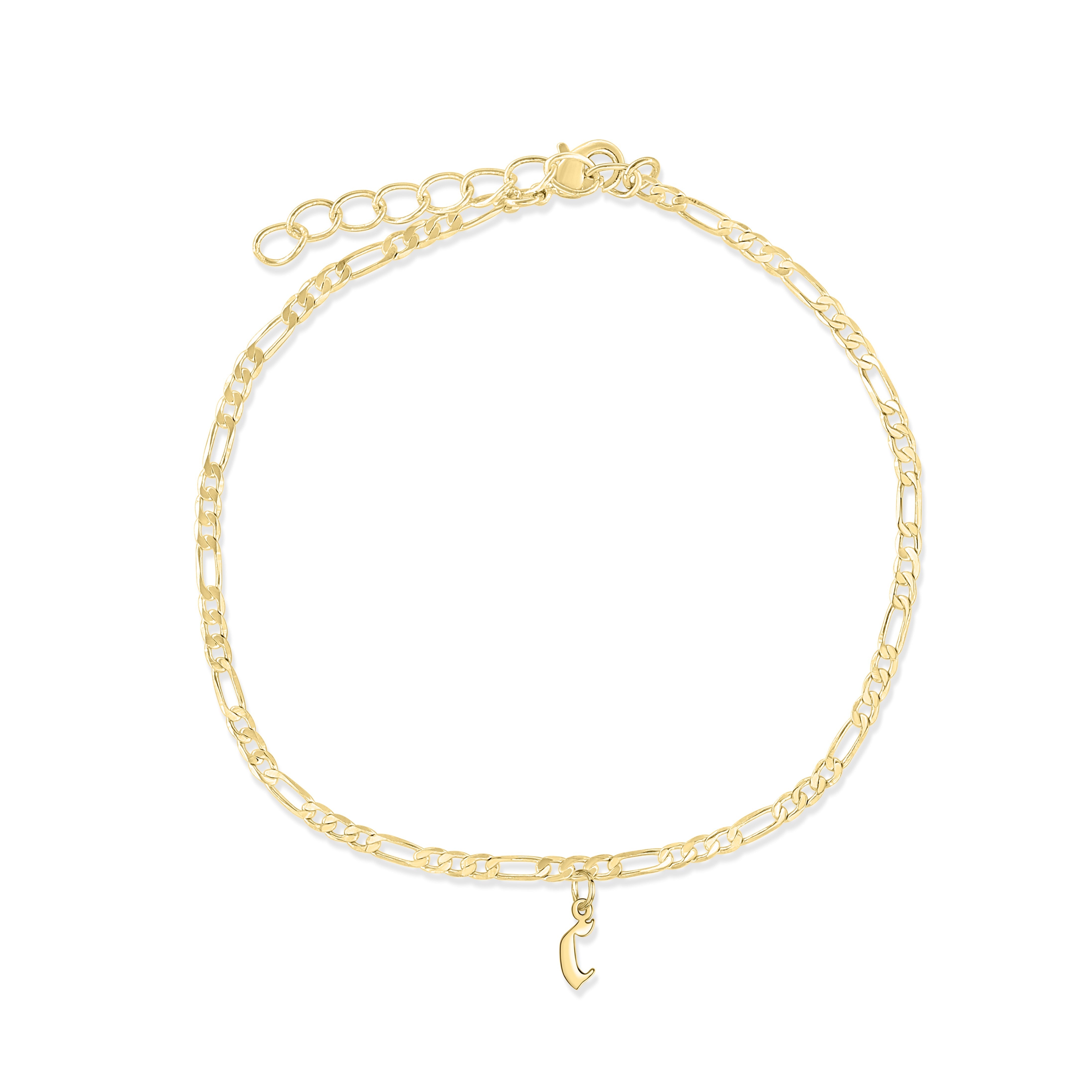Gothic Initial Anklet