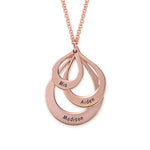 Load image into Gallery viewer, Engraved Family Necklace Drop Shaped
