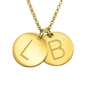 Charm Necklace with Initials