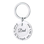 Load image into Gallery viewer, Engraved interlocking Keychain-I Used to be Her Angel, Now She Is Mine
