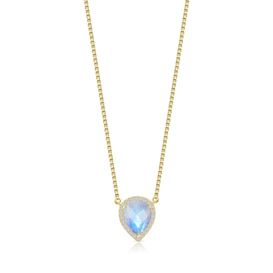 Rainbow Moonstone Necklace