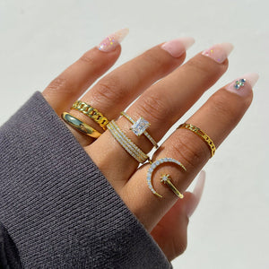 Thin Dome Ring
