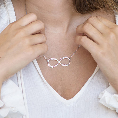 Infinity 4-Name Necklace