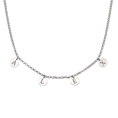 Initials Choker Necklace