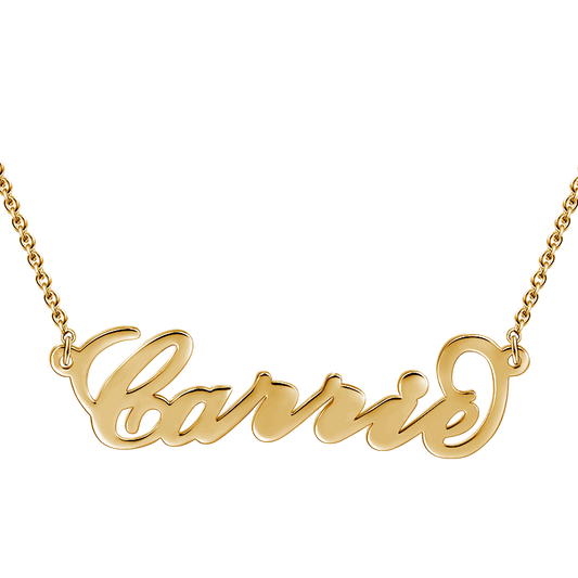 Carrie Style Name Necklace