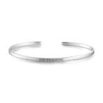 Load image into Gallery viewer, Silver Engravable Cuff Bangle
