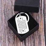 Load image into Gallery viewer, To My Girlfriend, Never Forget That I Love You - Dog Tag Keychain
