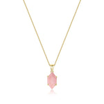 Load image into Gallery viewer, Rose Quartz Crystal Necklace

