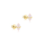 Load image into Gallery viewer, Rose Quartz Kalei Studs
