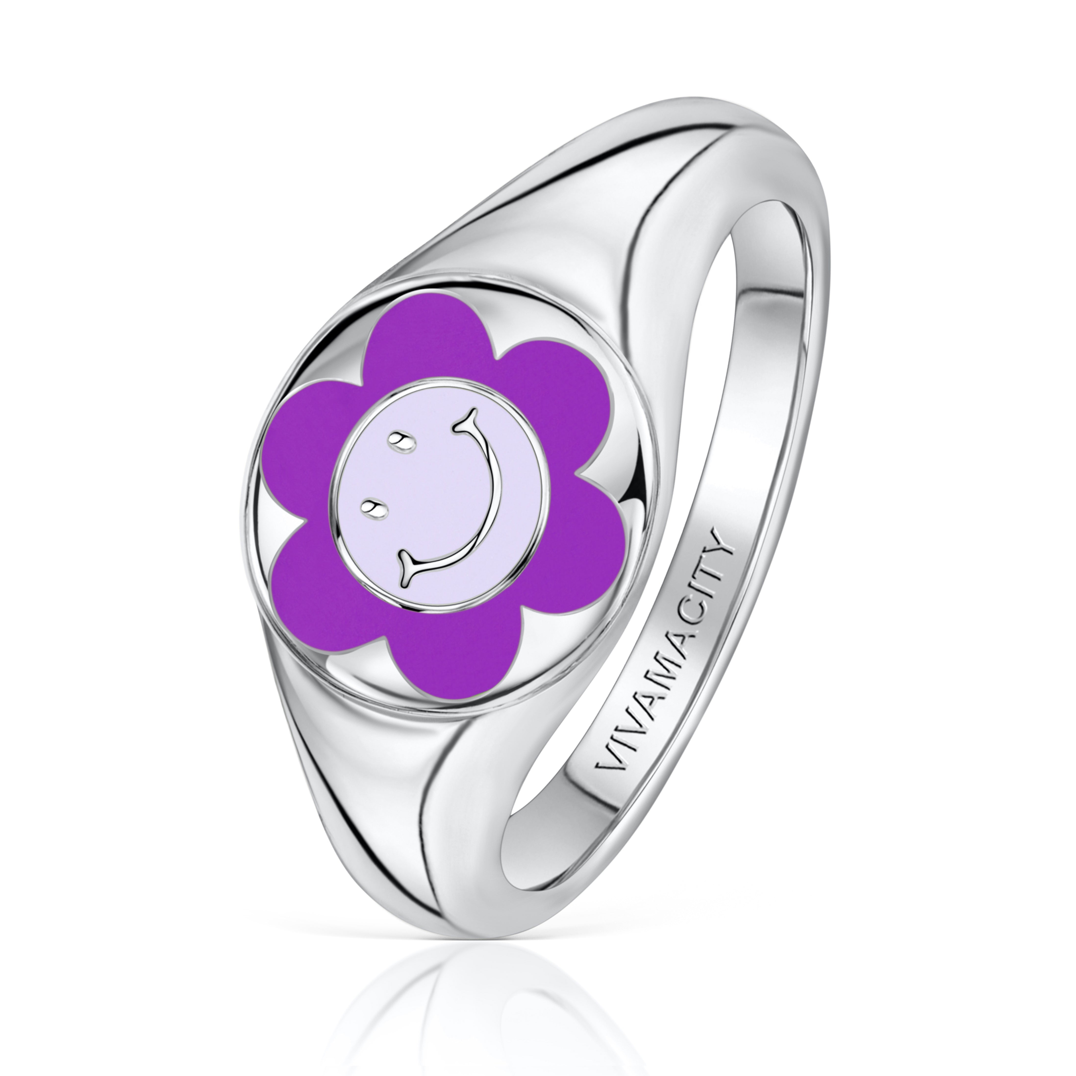 Violet Bloom Ring