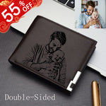 Load image into Gallery viewer, Personalized Double-Sided Photo Ultra Thin Men&#39;s Wallet
